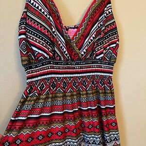 She’s Cool Tribal maxi Dress Size Large